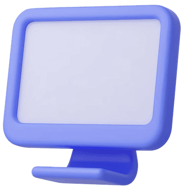 Ikona monitora – nauka zdalna przy komputerze